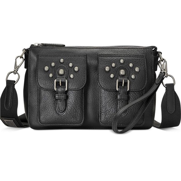 Ralph Lauren Handbags - NWT Ralph Lauren Studded Leather Medium Noa Crossbody